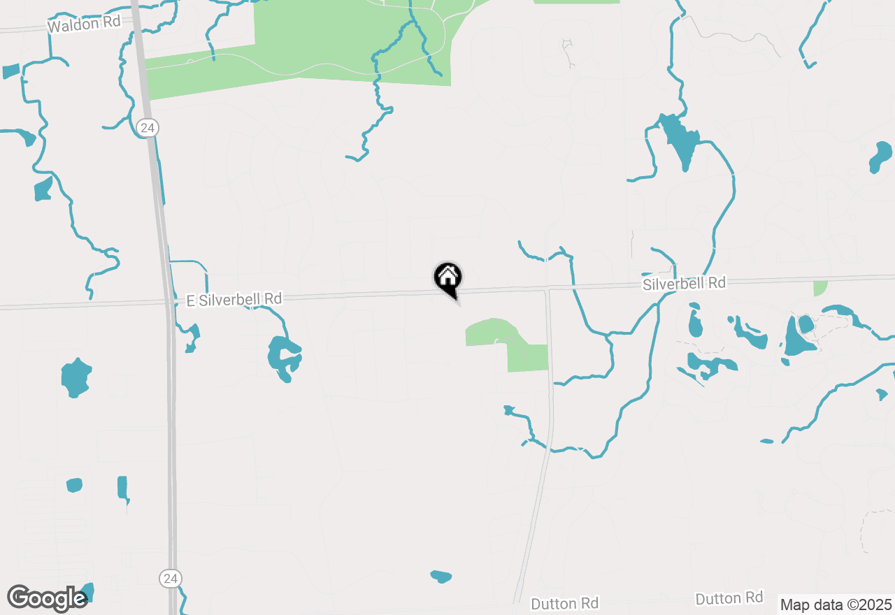 Map of 870 E Silverbell Road, Lake Orion, MI 48360