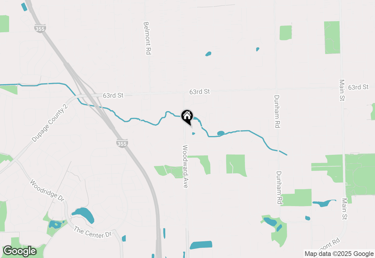 Map of 6504 Kensington Place, Downers Grove, IL 60516