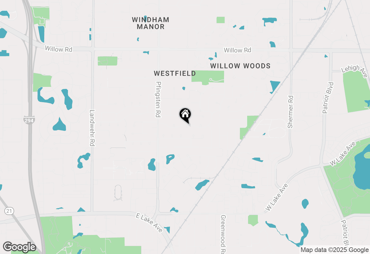 Map of 3537 Maple Leaf Drive, Glenview, IL 60026