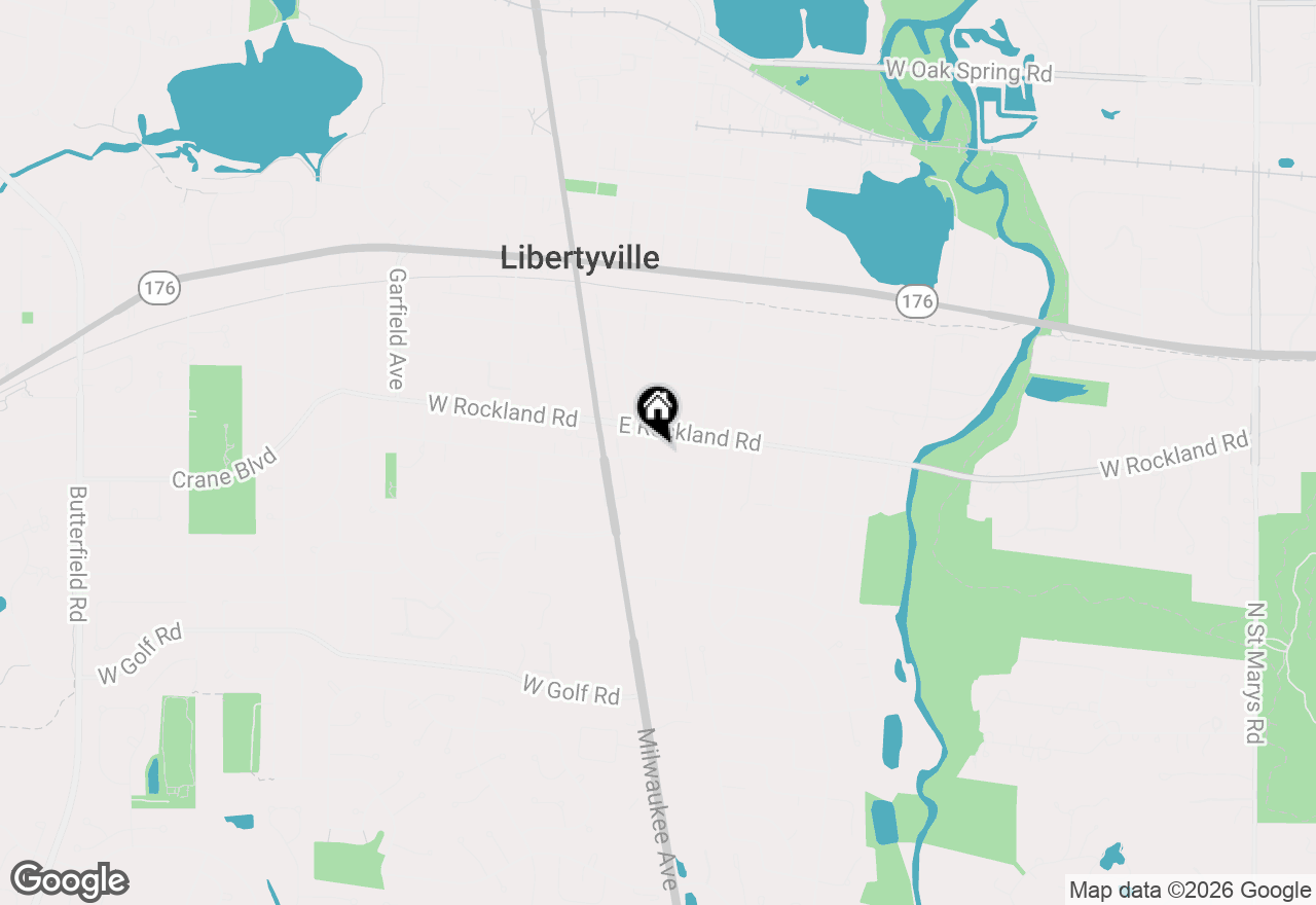 Map of (Address confidential), Libertyville, Illinois 60048