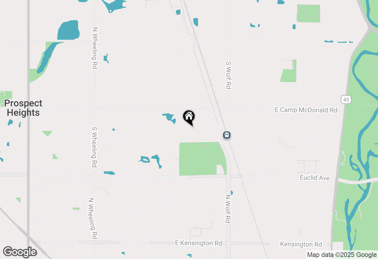 Map of 15 Alton Road, Prospect Heights, IL 60070