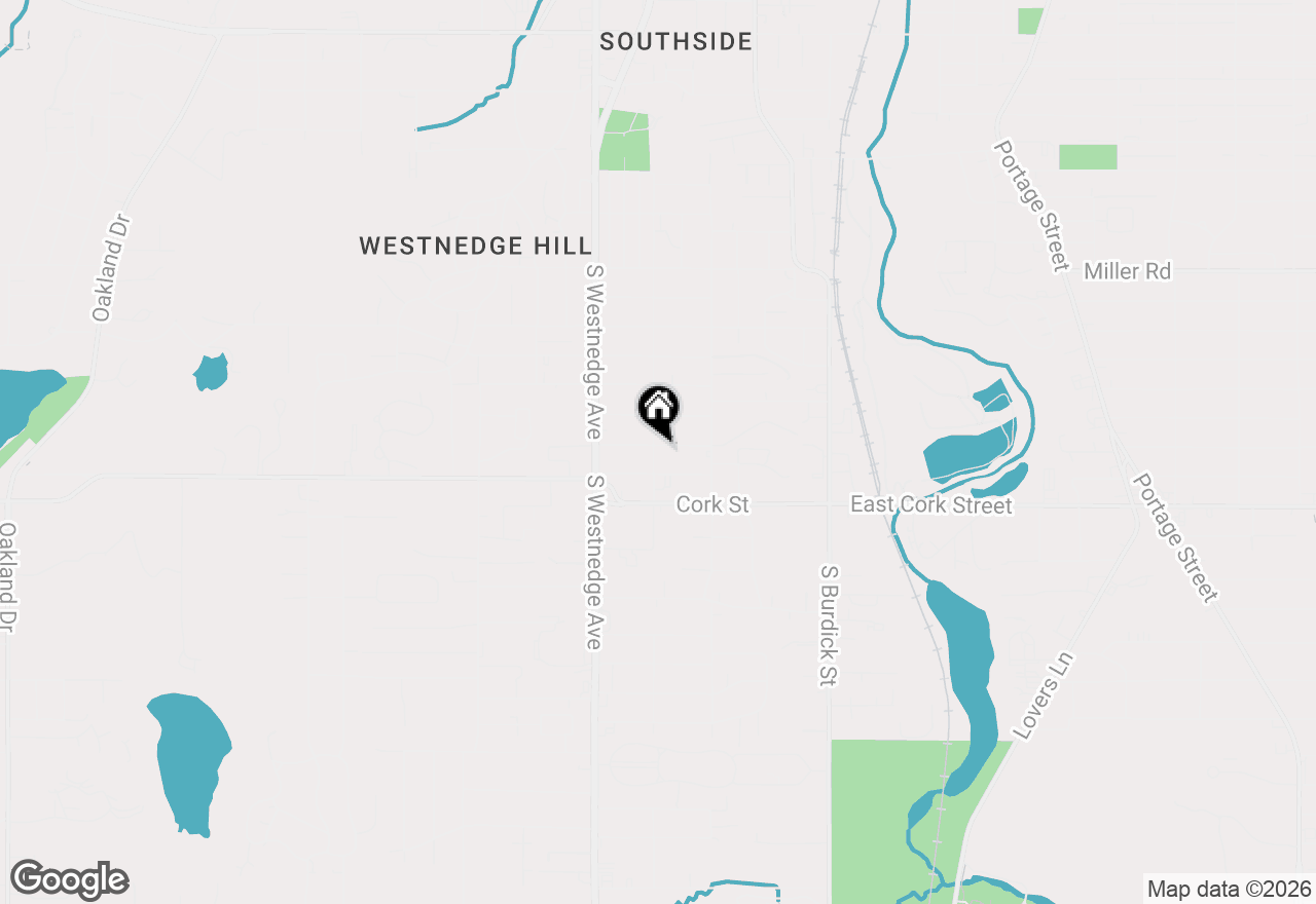 Map of 325 Whitcomb Street, Kalamazoo, MI 49001