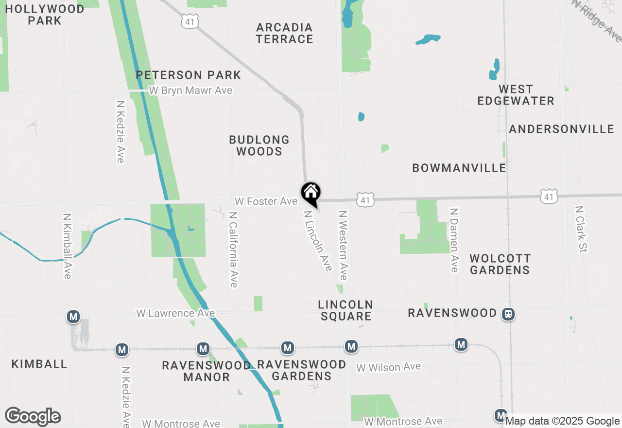 Map of 5131 N Lincoln Avenue #301, Chicago, IL 60625