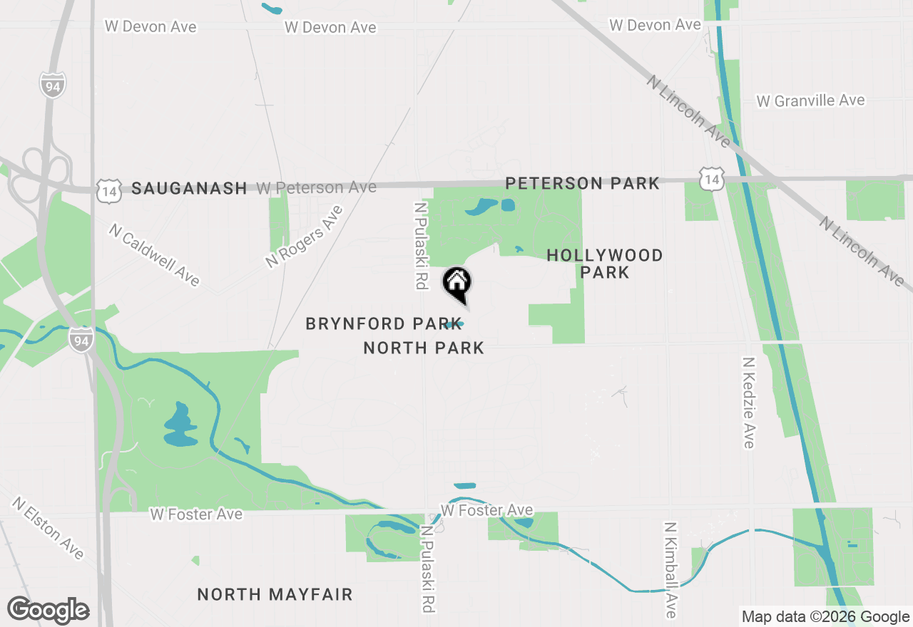 Map of 3940 W Bryn Mawr #310, Chicago, IL 60659
