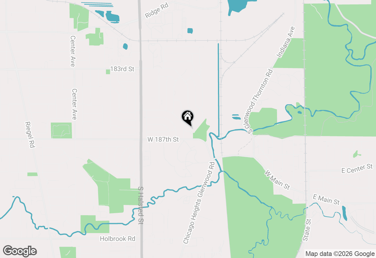 Map of 220 N Park Drive, Glenwood, IL 60425