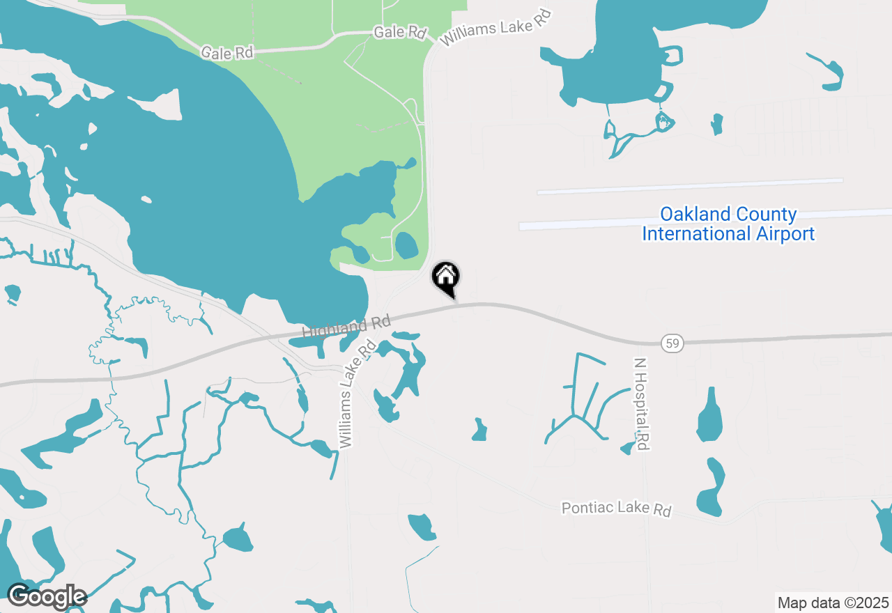 Map of 7300 Highland Road #7088, Waterford, MI 48327