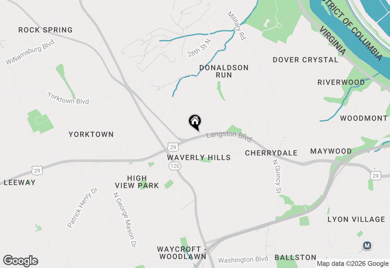 Map of 2237 N Wakefield Street, Arlington, VA 22207