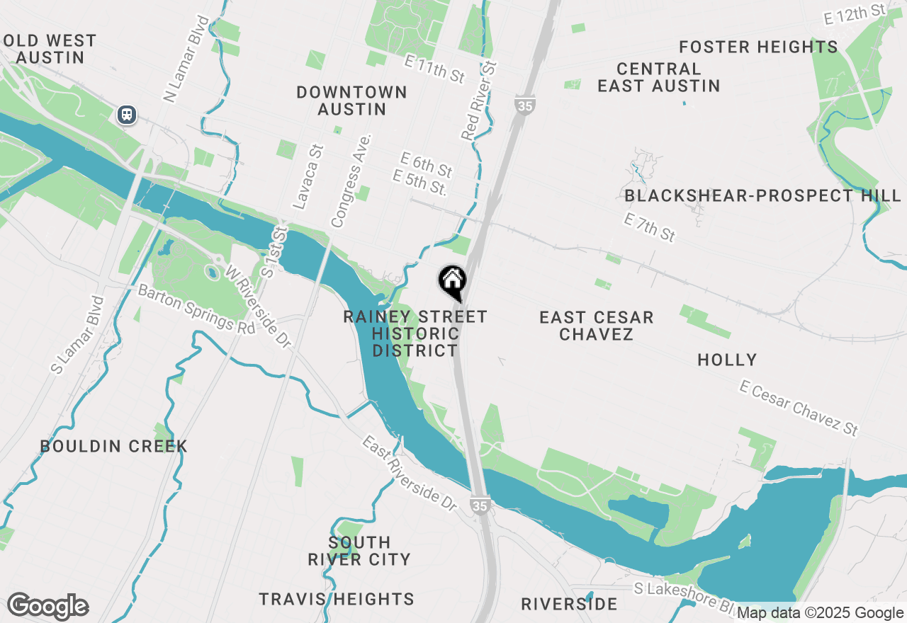 Map of 84 East Ave #1506, Austin, TX 78701