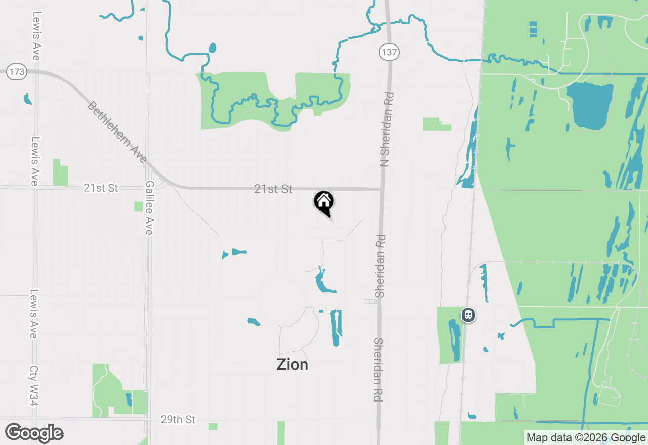 Map of 2206 Enoch Avenue, Zion, IL 60099