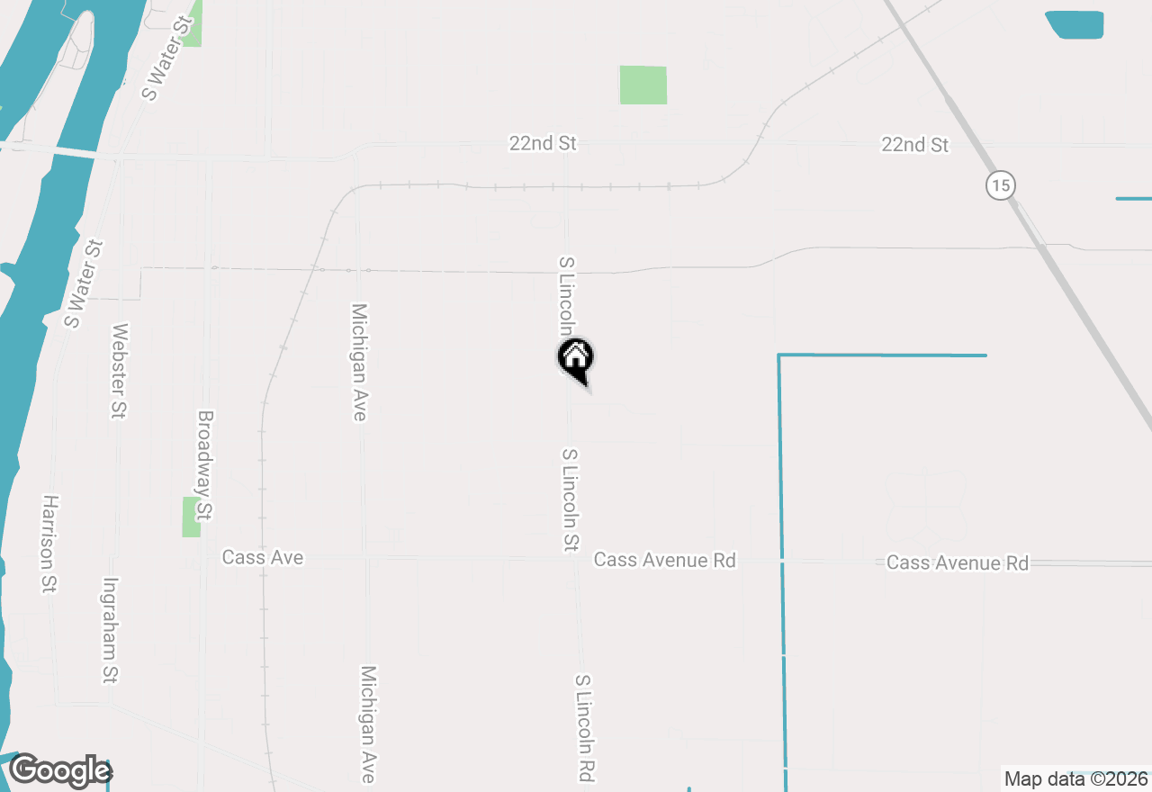 Map of 1961 S Lincoln Street, Bay City, MI 48708