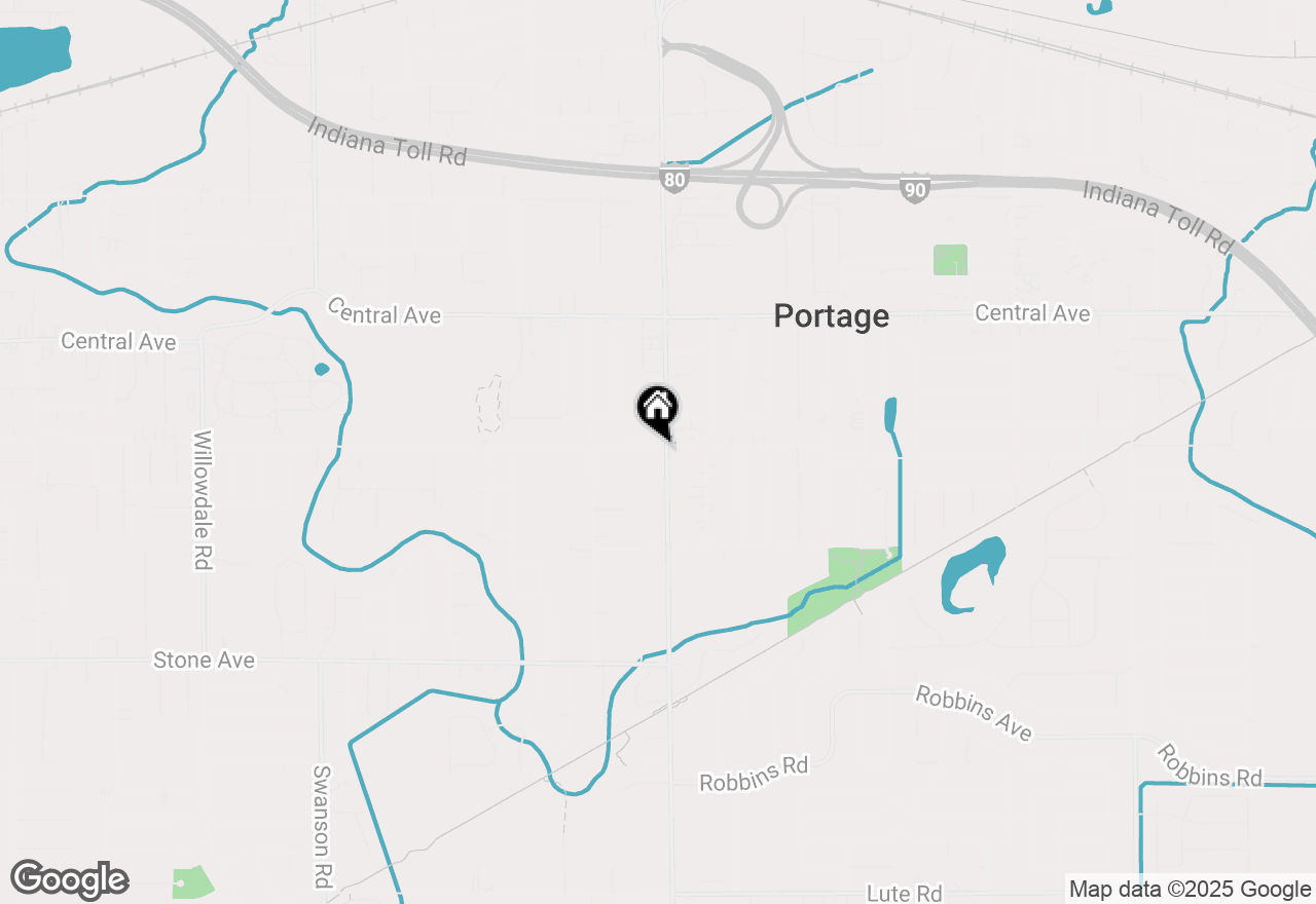 Map of 2772 Willowcreek Road, Portage, IN 46368