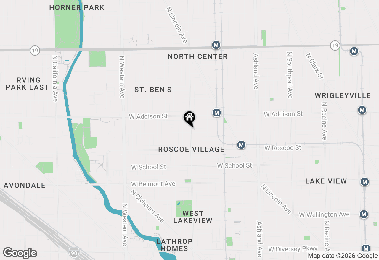 Map of 3506 N Damen Avenue, Chicago, IL 60618