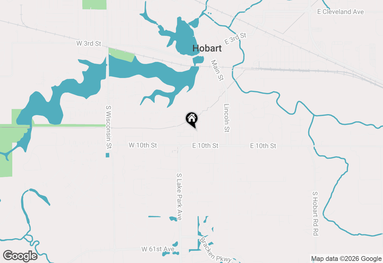 Map of 125 Beacon Drive, Hobart, IN 46342