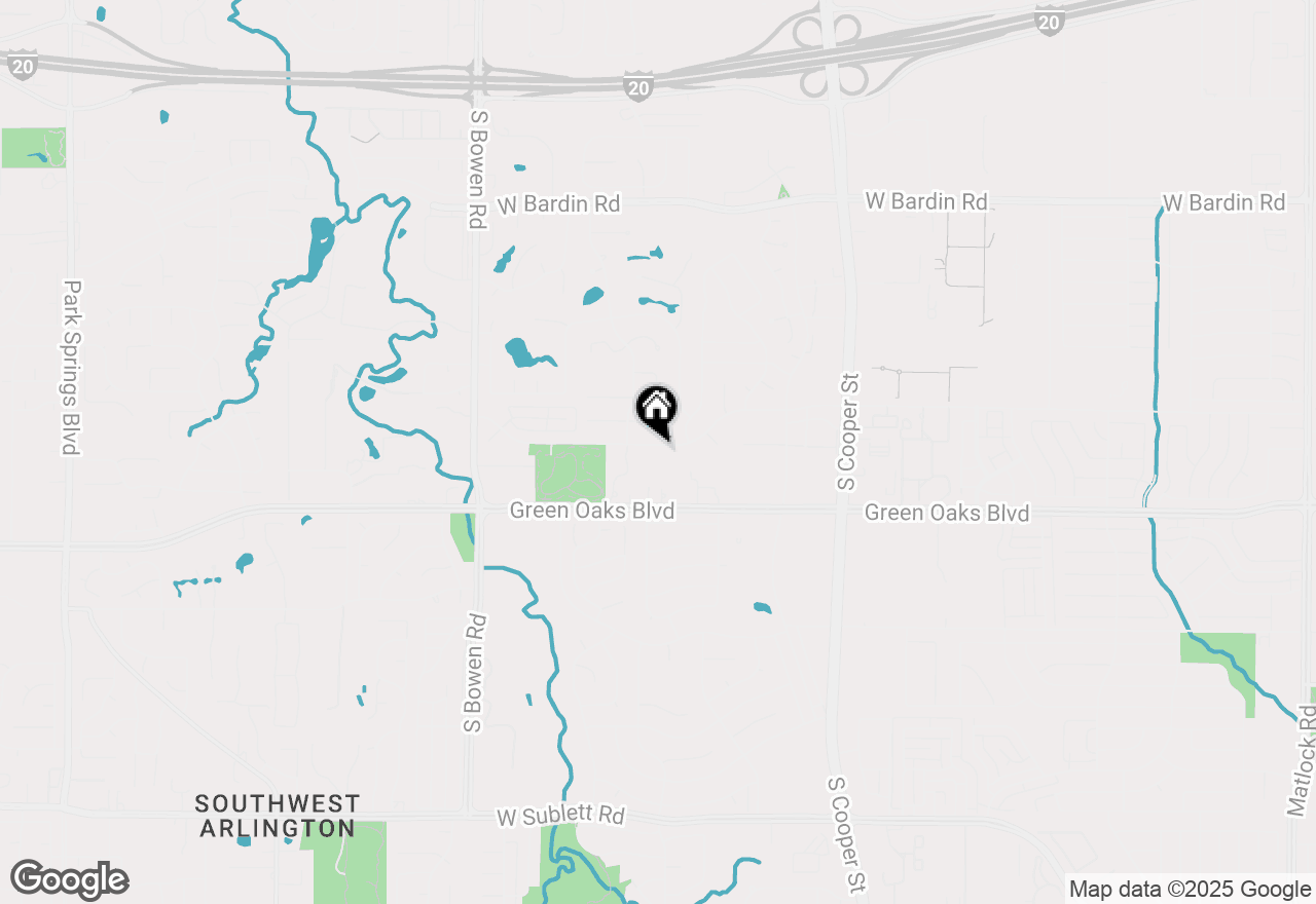 Map of 2112 Wimbledon Drive, Arlington, TX 76017