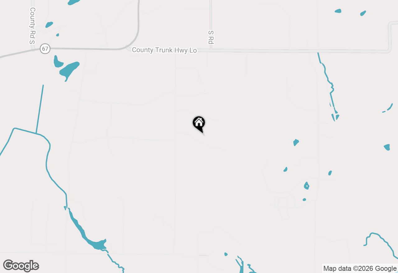 Map of S107W36898 Annice Ln, Eagle, WI 53119