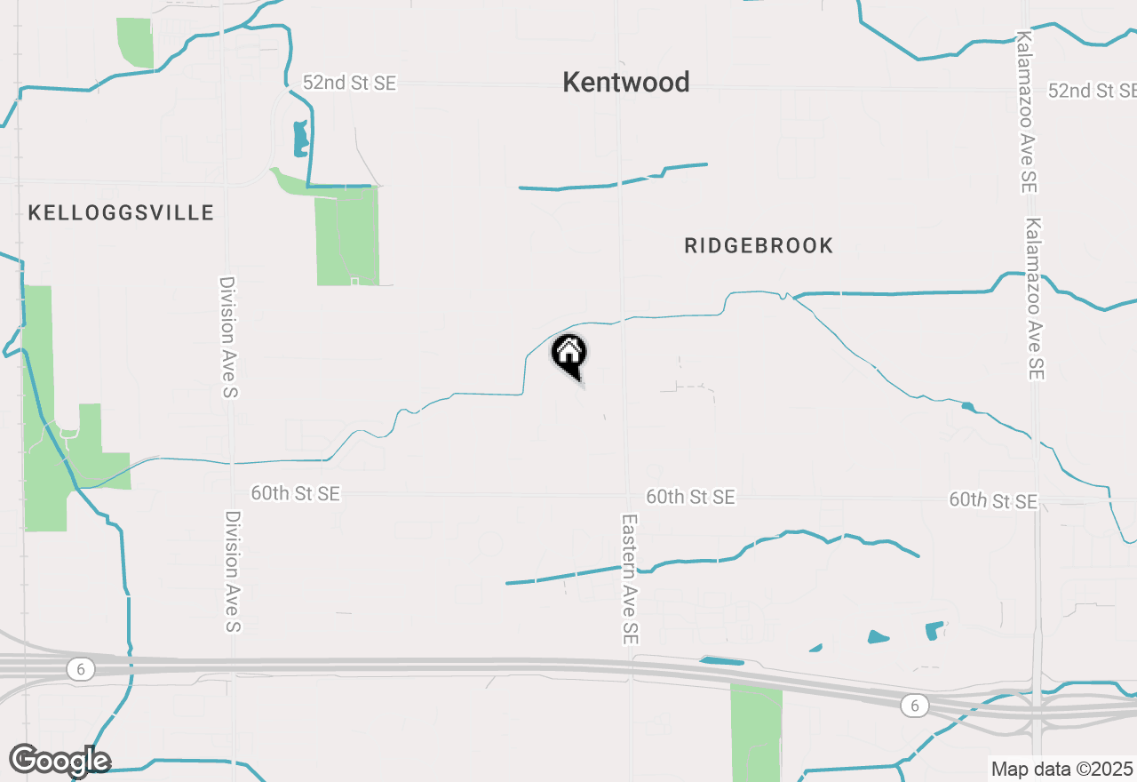 Map of 5744 Leisure South Drive Se, Kentwood, MI 49548