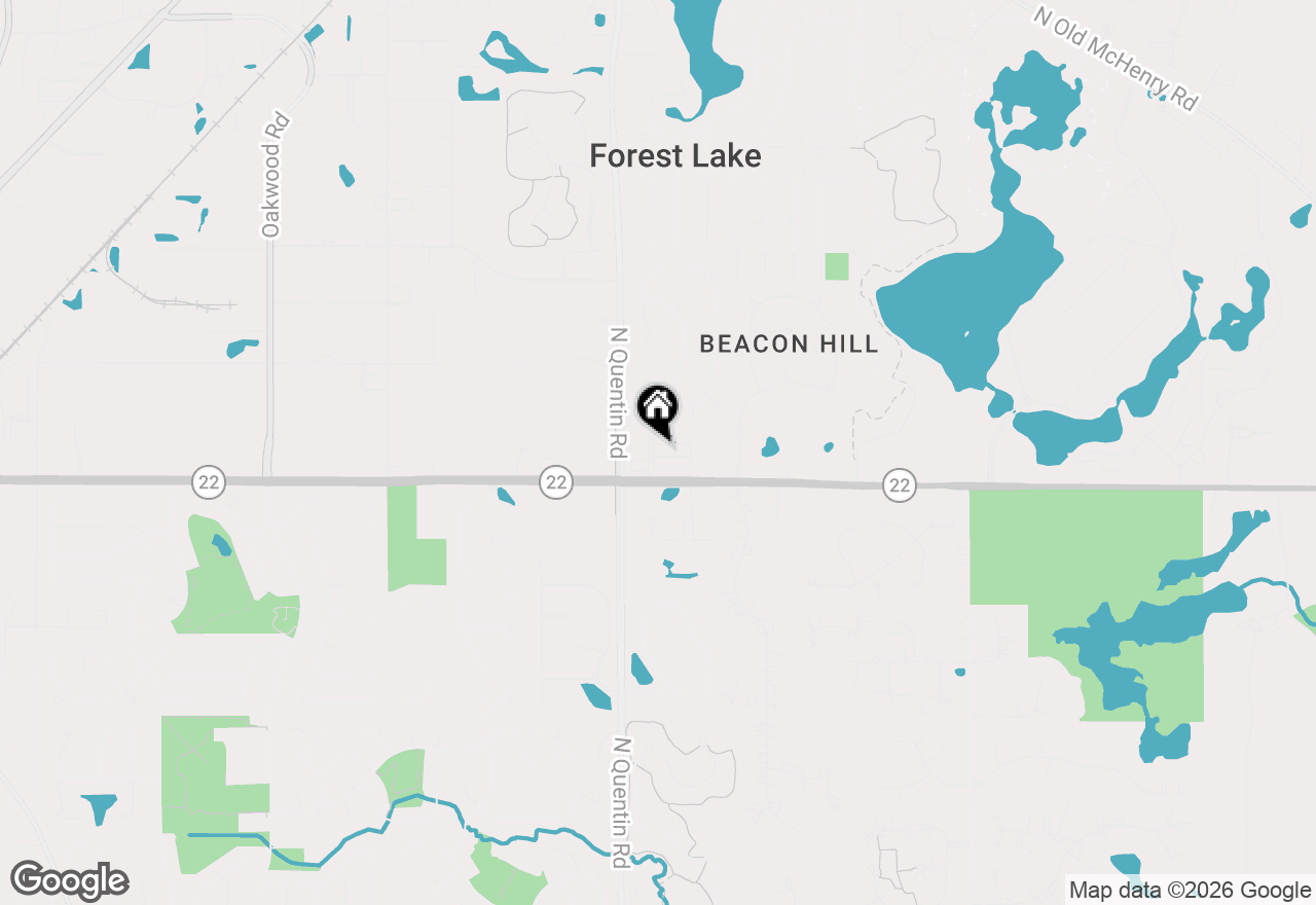 Map of 113 Roman Lane, Hawthorn Woods, IL 60047