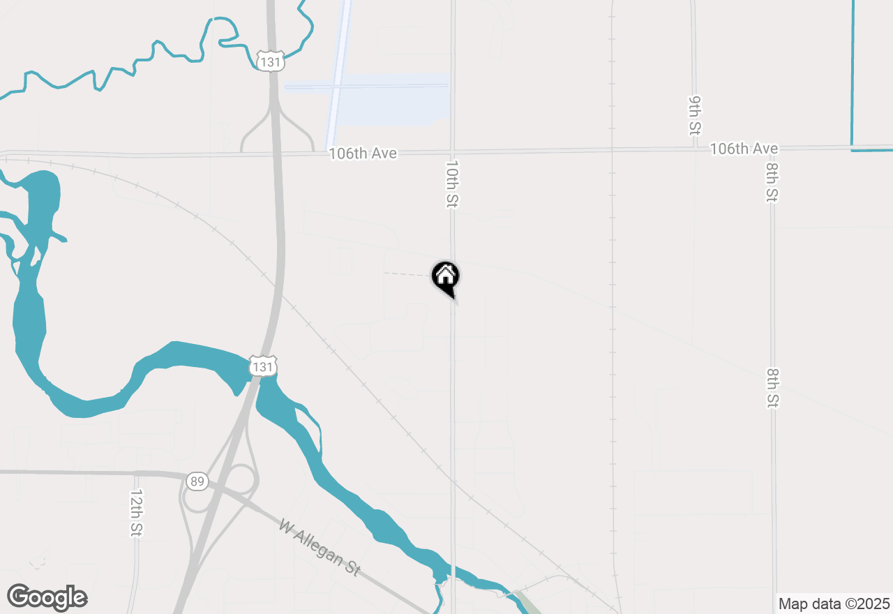 Map of 510 10th Street, Plainwell, MI 49080