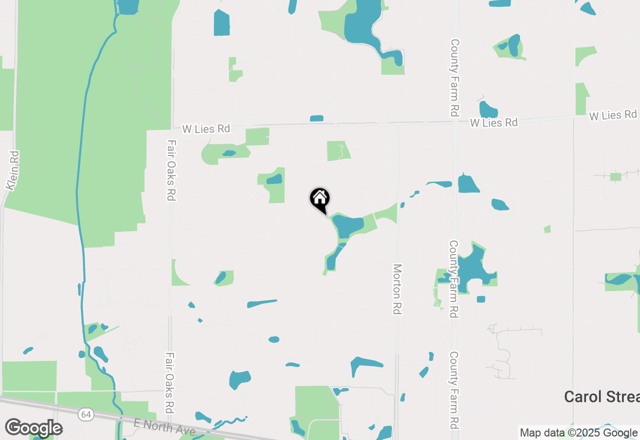 Map of 802 Burning Trail, Carol Stream, IL 60188