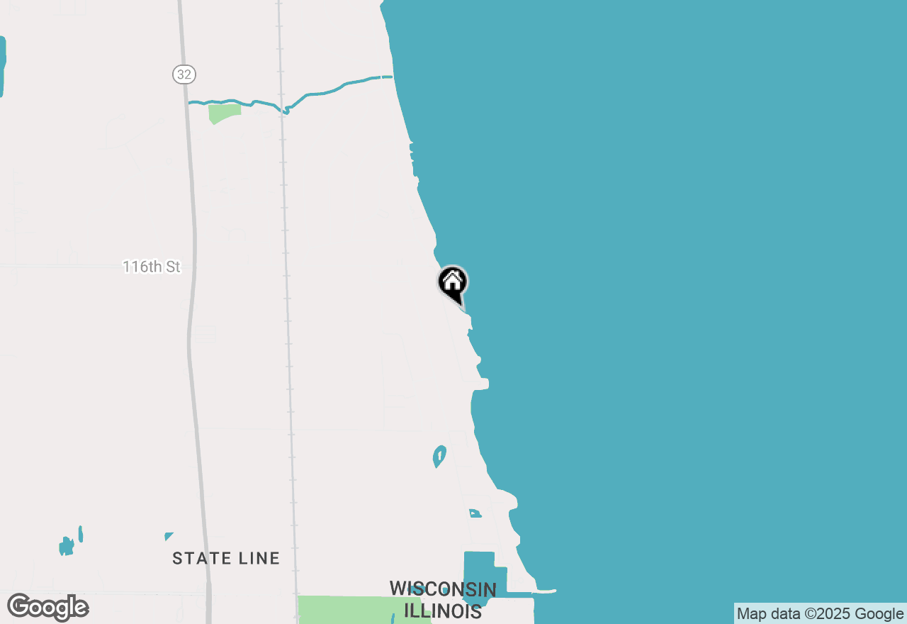 Map of 11725 Lakeshore Dr, Pleasant Prairie, WI 53158