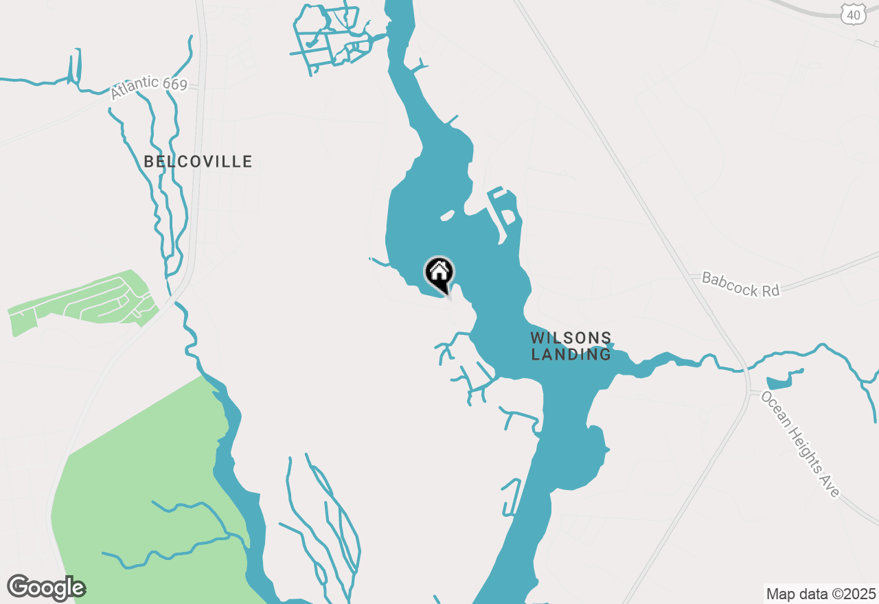 Map of 1311 W Riverside Drive, Mays Landing, NJ 08330