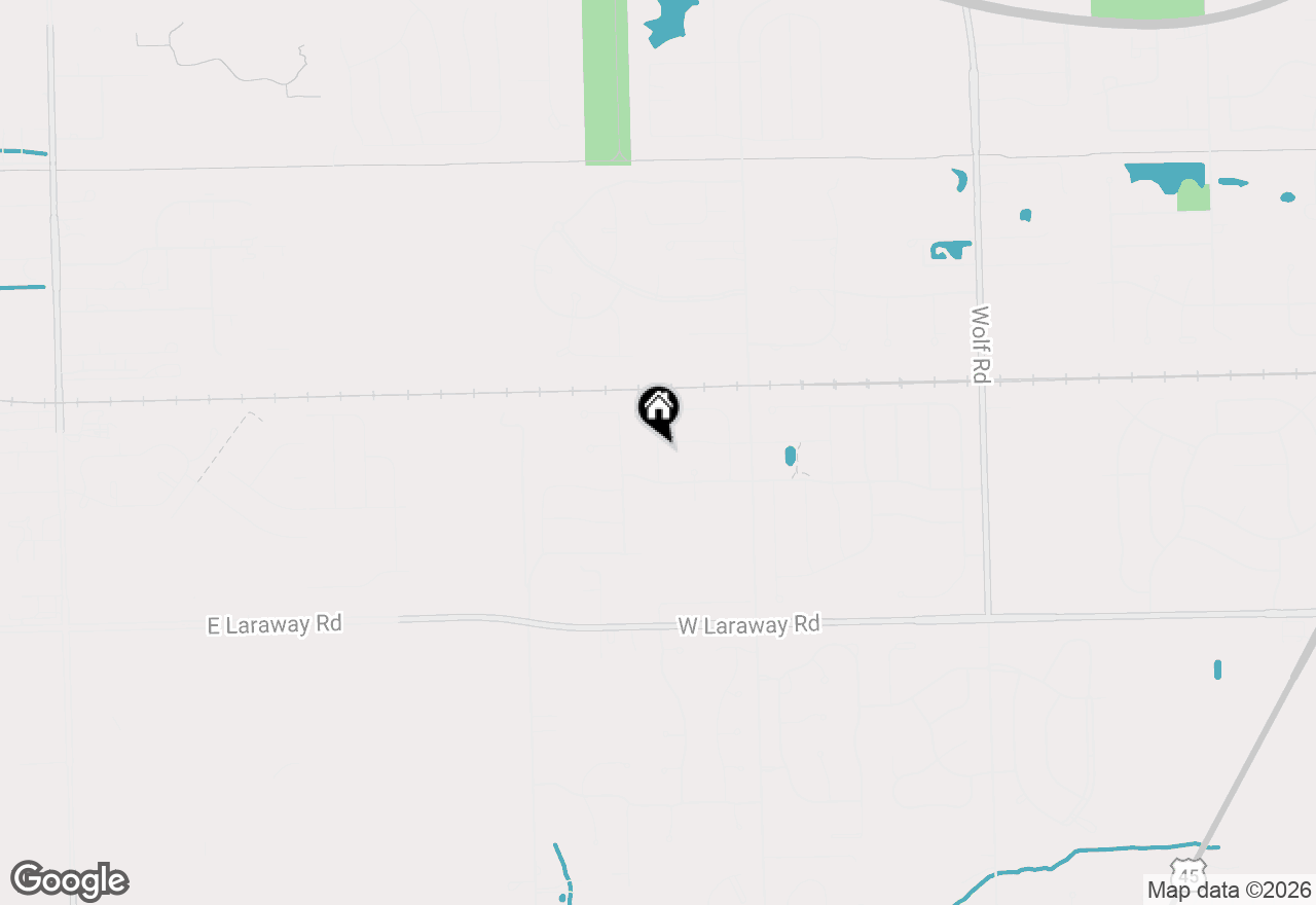 Map of 22043 Emily Lane, Frankfort, IL 60423