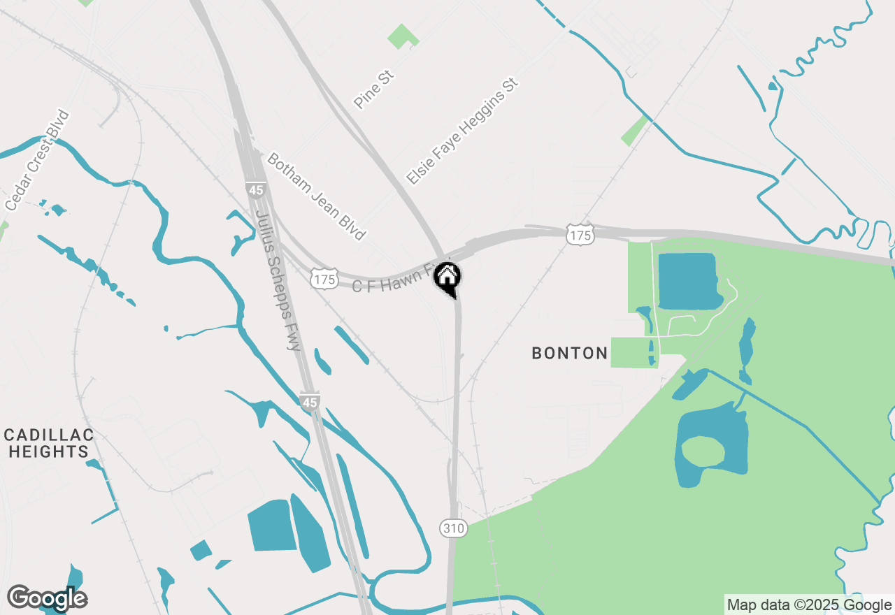 Map of 5305 Colonial Avenue, Dallas, TX 75215