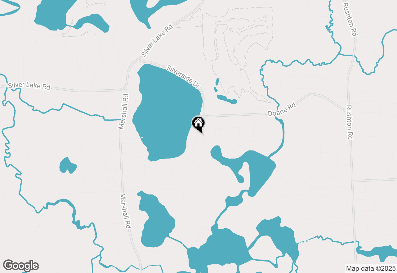 Map of 9363 Silverside Drive, South Lyon, MI 48178