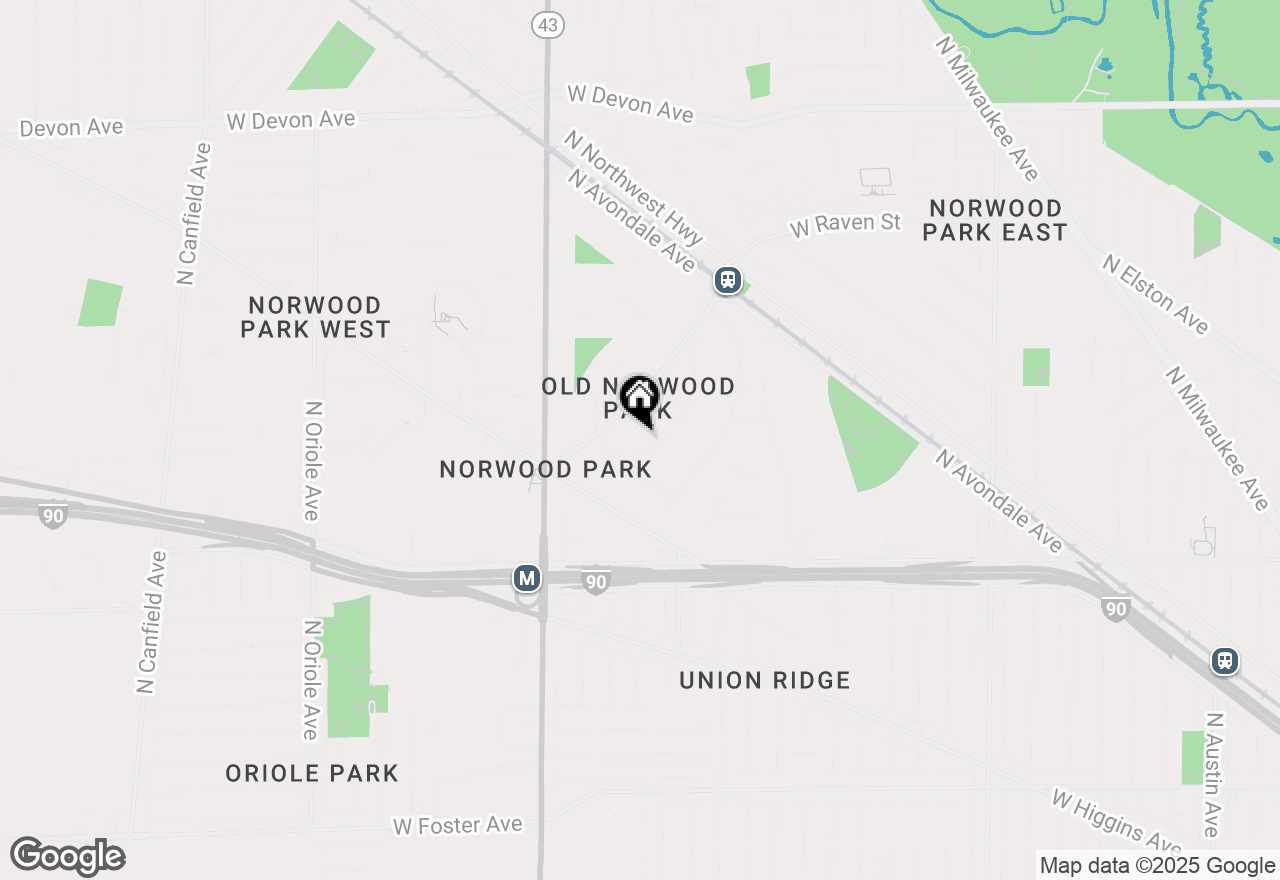 Map of 5823 N Nicolet Avenue, Chicago, IL 60631