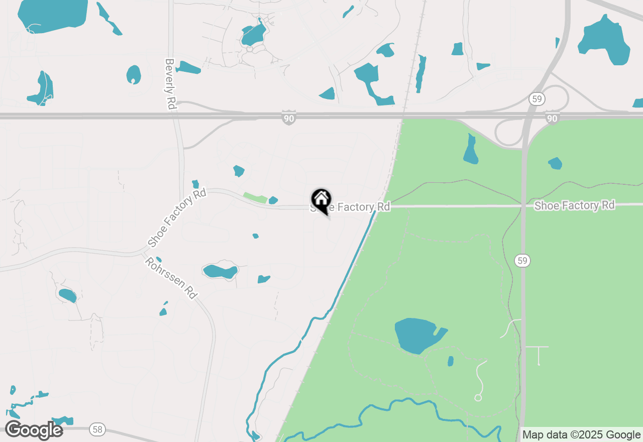 Map of 5245 Landers Drive, Hoffman Estates, IL 60192