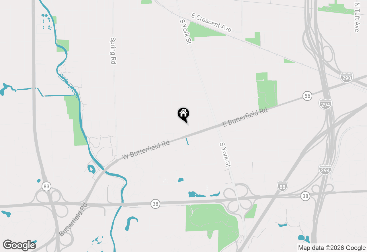 Map of 949 S Euclid Avenue, Elmhurst, IL 60126