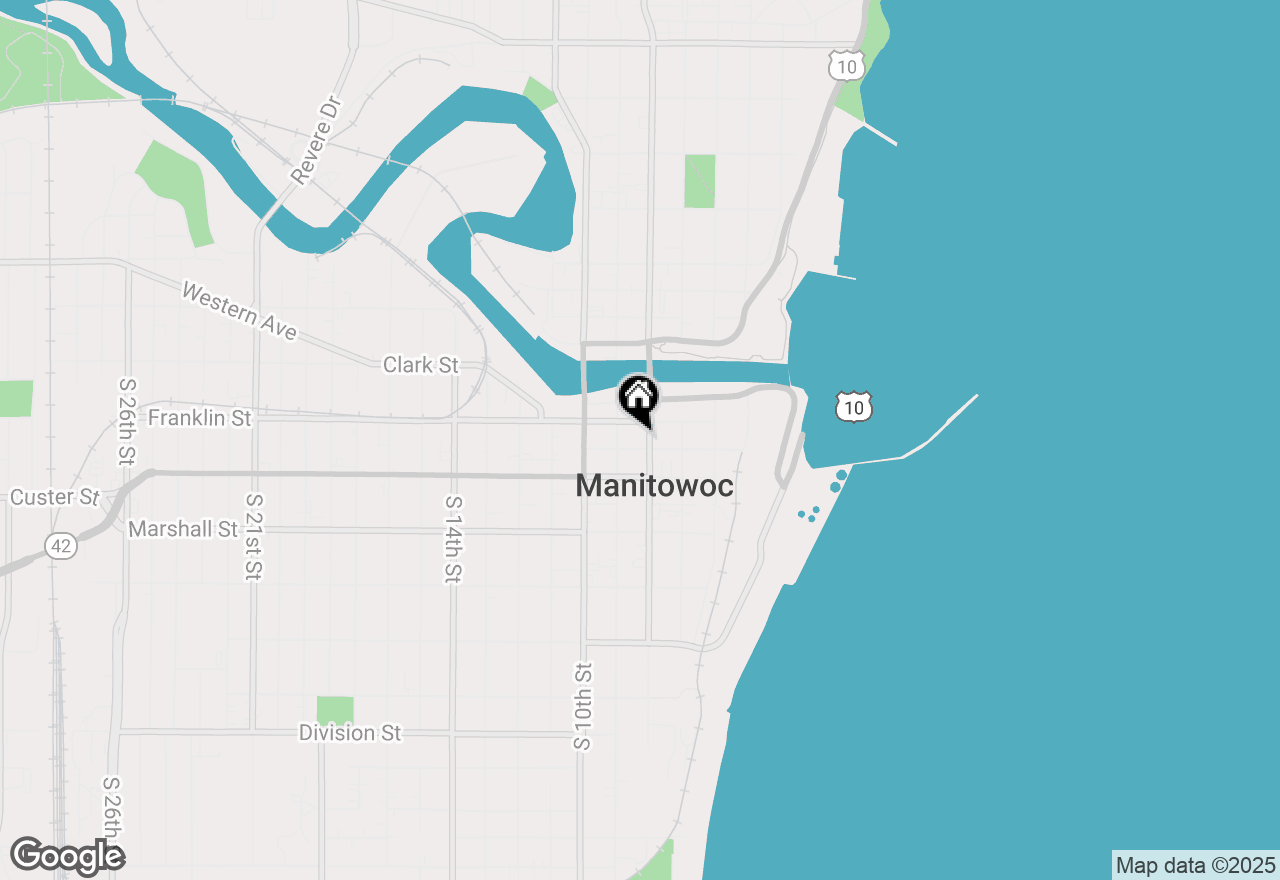 Map of 914 S 8th St #SUITE 3, Manitowoc, WI 54220