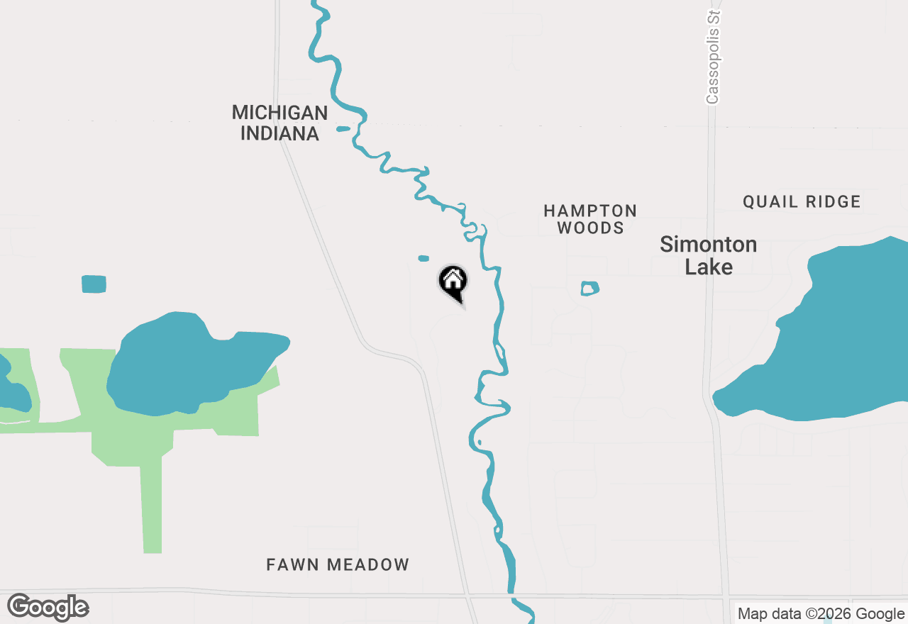 Map of 51111 Stratford Court, Elkhart, IN 46514