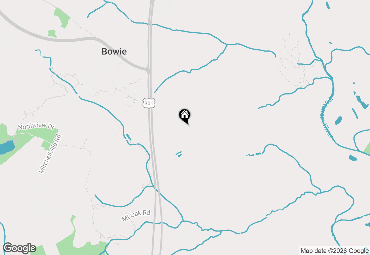 Map of 16834 Saint Ridgely Boulevard, Bowie, MD 20716