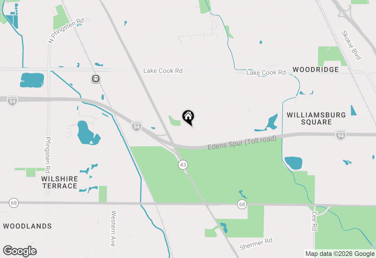 Map of 1931 Oakwood Road, Northbrook, IL 60062