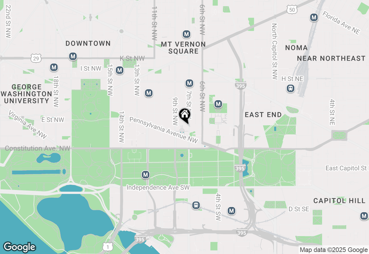 Map of 701 Pennsylvania Avenue Nw #1127, Washington, DC 20004