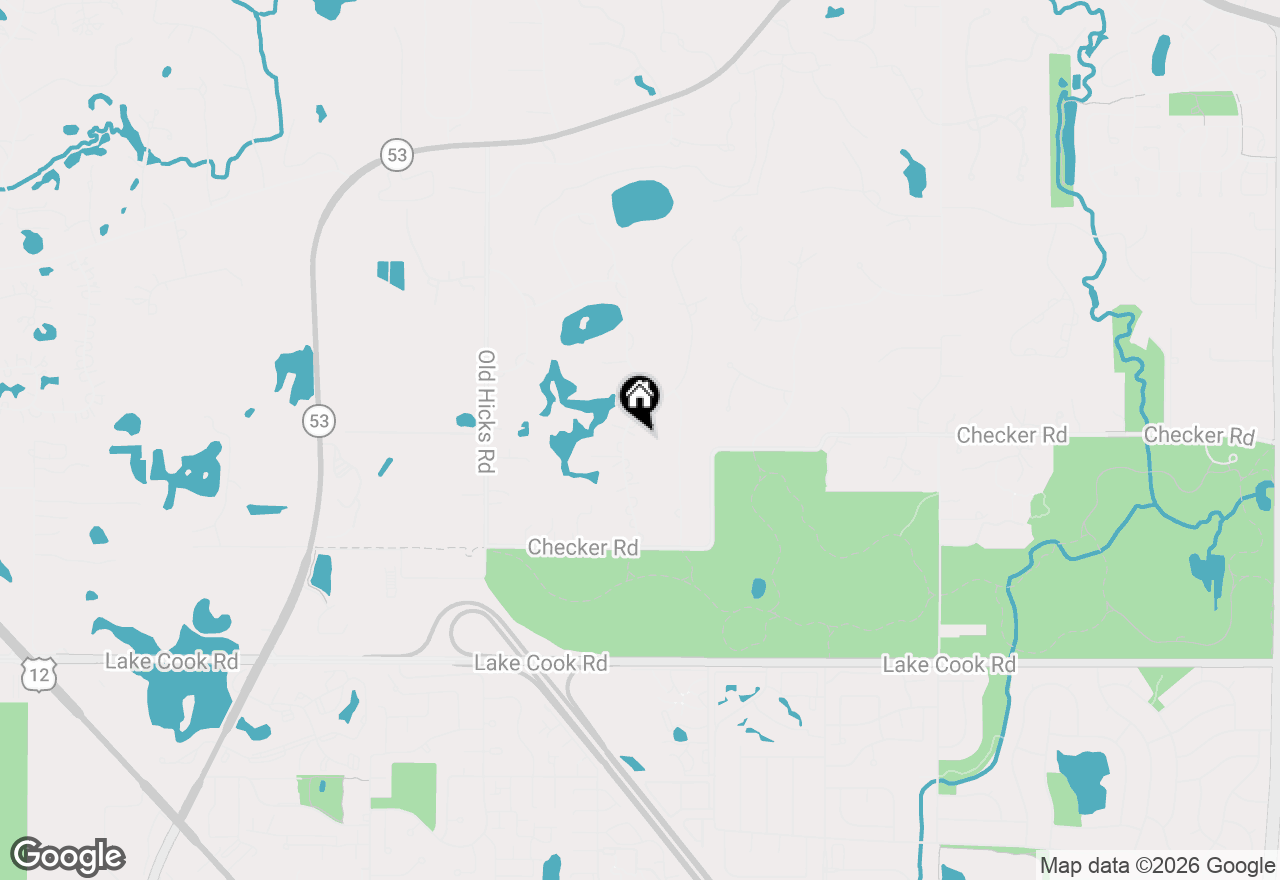 Map of 2507 Lincoln Avenue, Long Grove, IL 60047