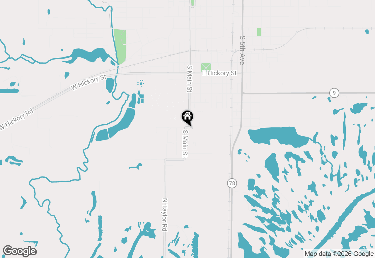 Map of 10 E Tamarack Street, Canton, IL 61520