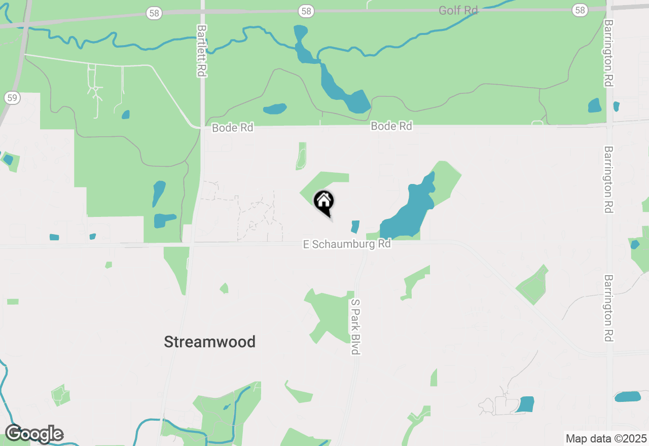 Map of 40 N Victoria Lane #H, Streamwood, IL 60107