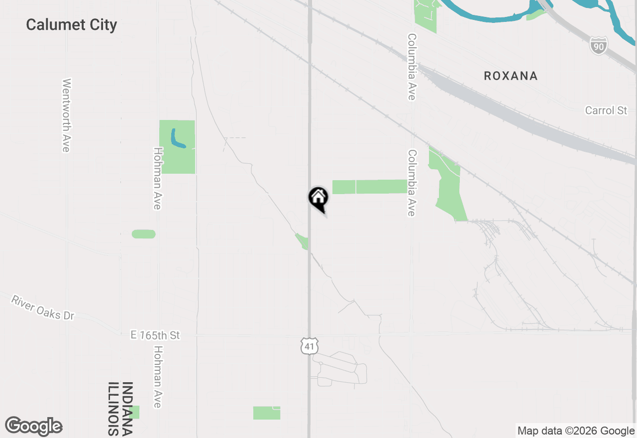 Map of 817 Merrill Street, Hammond, IN 46320