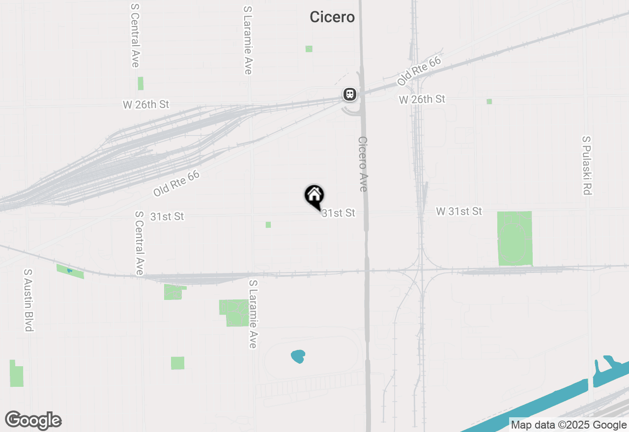 Map of 4923 W 31st Street, Cicero, IL 60804