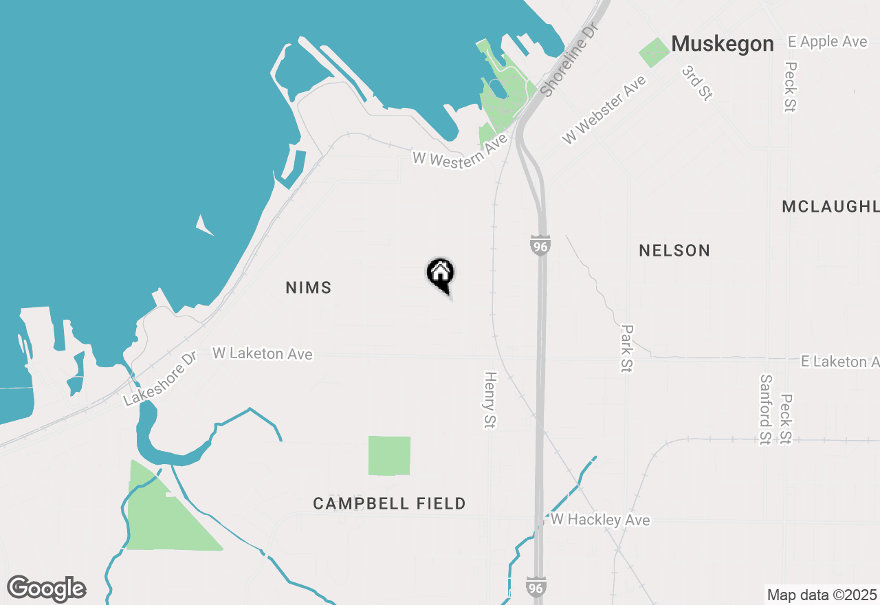 Map of 908 Ireland Avenue, Muskegon, MI 49441