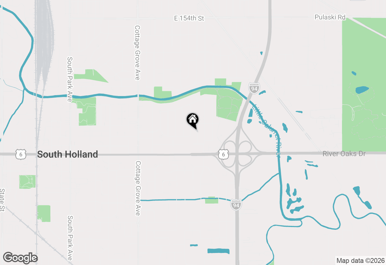 Map of 16049 Minerva Avenue, South Holland, IL 60473