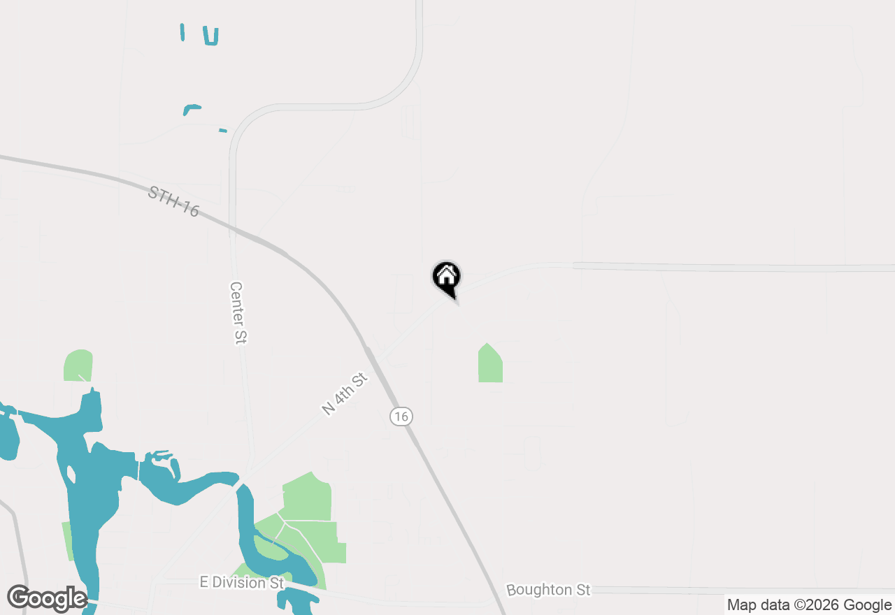 Map of 1348 Windsor Circle, Watertown, WI 53098