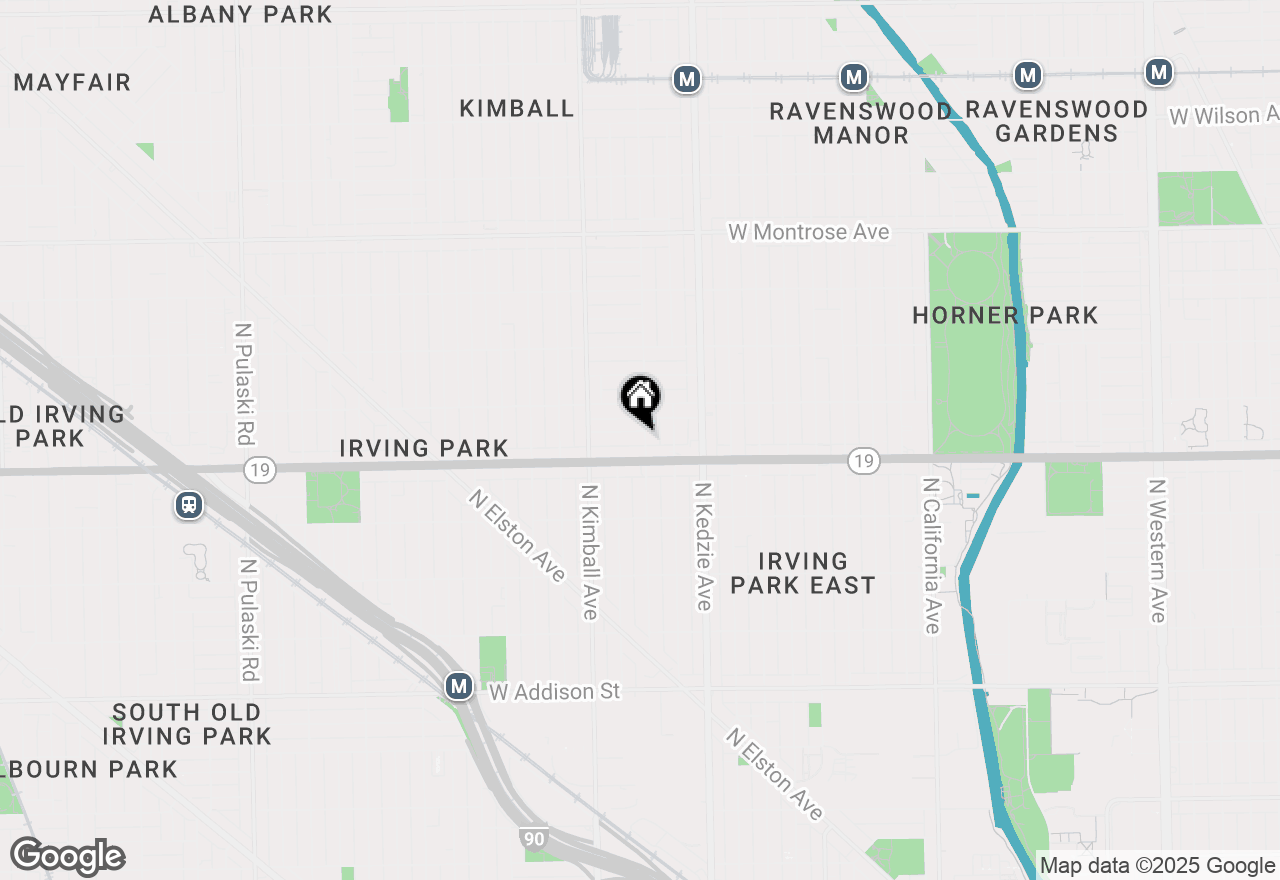 Map of 3301 W Cuyler Avenue #G, Chicago, IL 60618