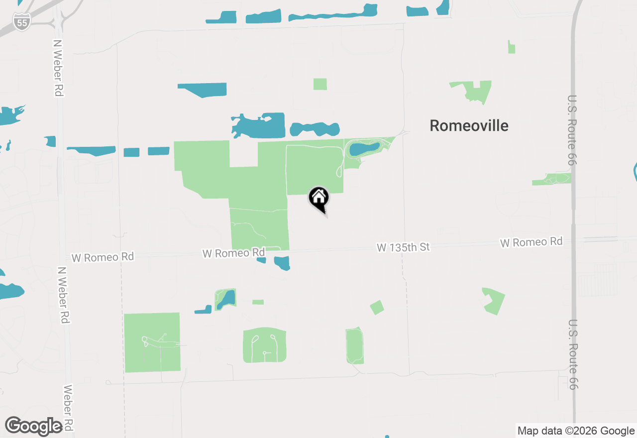 Map of 726 Newland Avenue, Romeoville, IL 60446