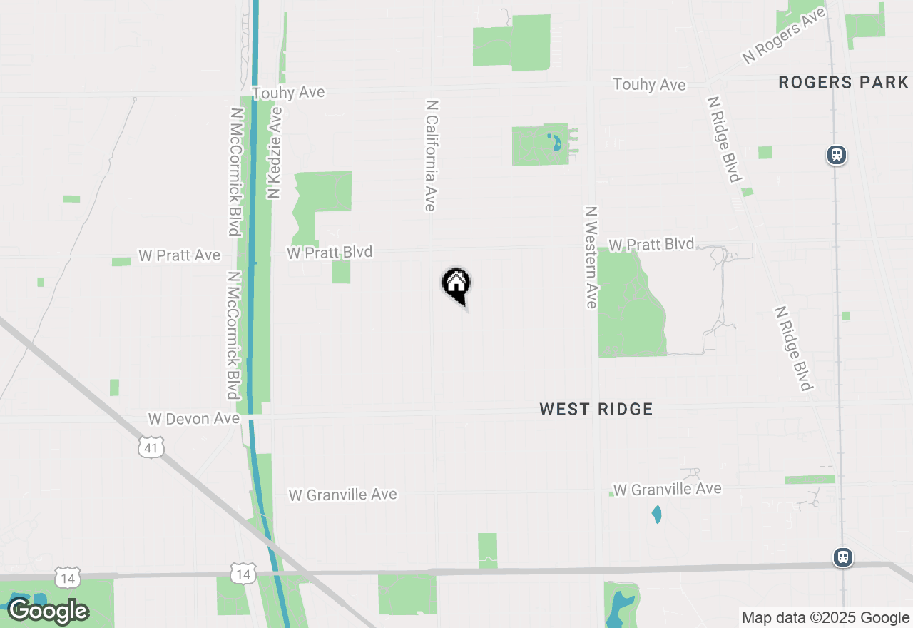 Map of 6625 N Fairfield Avenue, Chicago, IL 60645