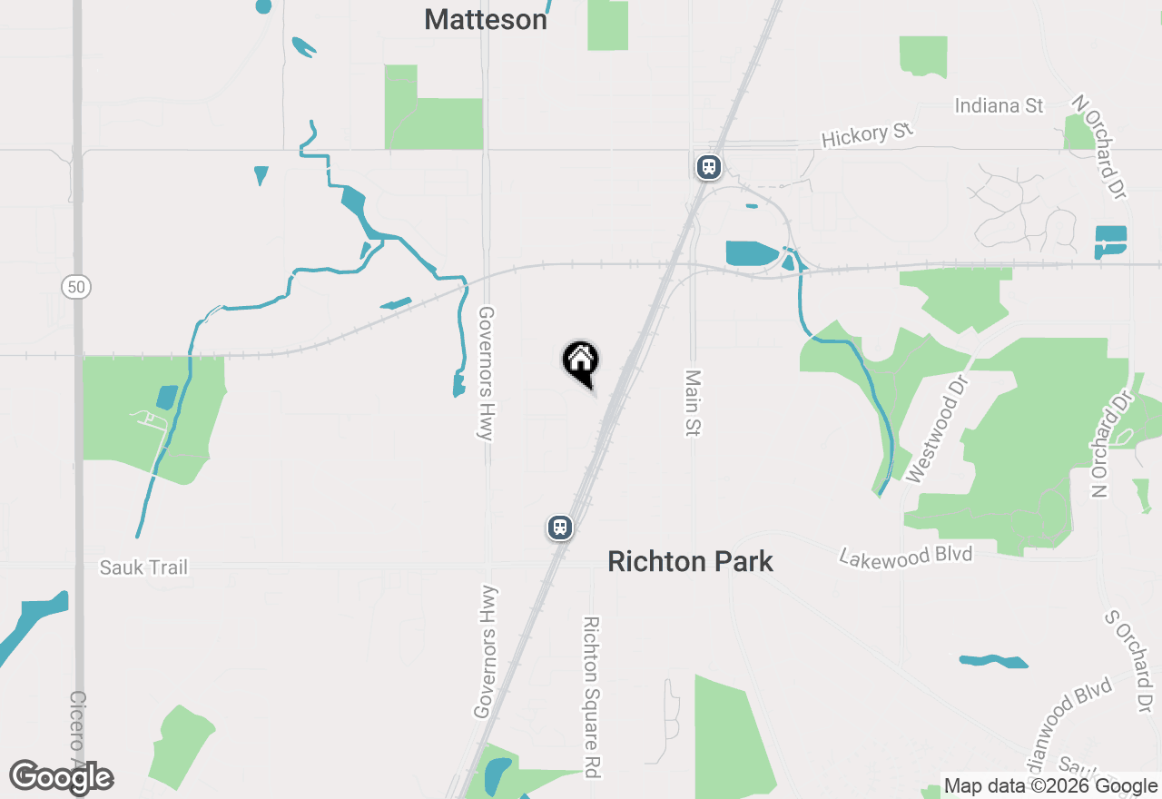 Map of 4028 Appleby Lane, Richton Park, IL 60471