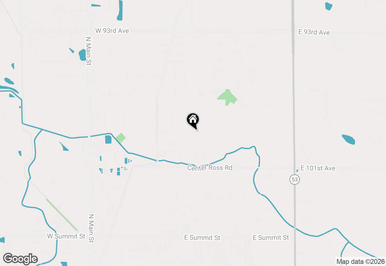Map of 1552 W 99th Avenue, Crown Point, IN 46307