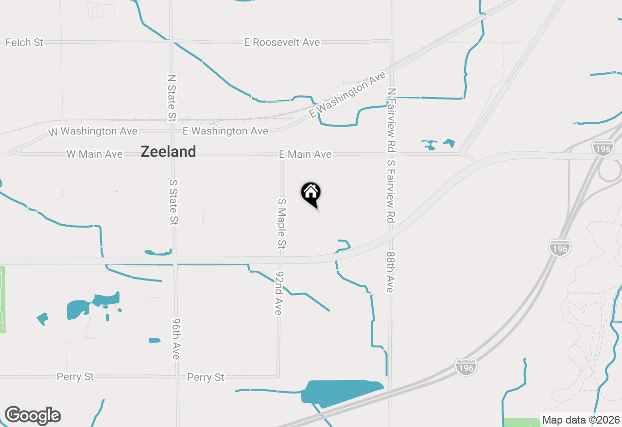 Map of 522 E Lincoln Avenue, Zeeland, MI 49464